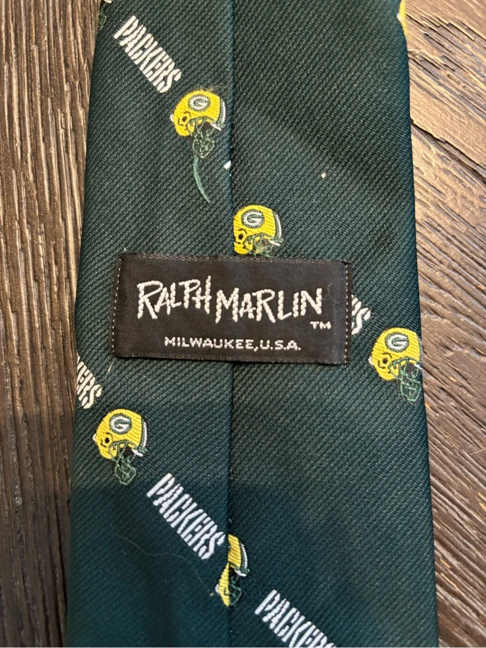Ralph Marlin Green Bay Packers Tie